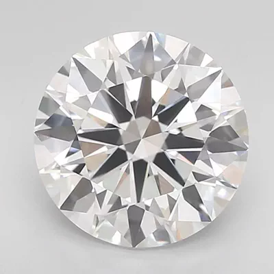3.22ct E VVS2 Rare Carat Ideal Cut Round Lab Grown Diamond