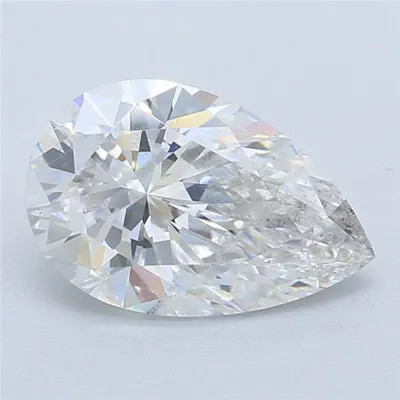 0.92ct F SI1 Rare Carat Ideal Cut Pear Lab Grown Diamond
