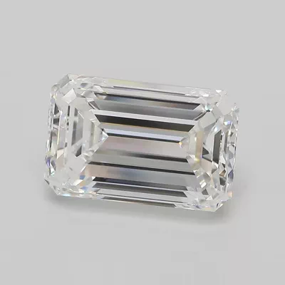 5.67ct E VS1 Excellent Cut Emerald Lab Grown Diamond