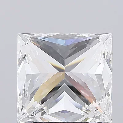 7.58ct E VS2 Rare Carat Ideal Cut Princess Lab Grown Diamond