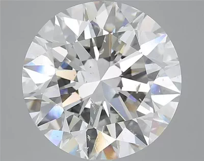 9.02ct I SI2 Rare Carat Ideal Cut Round Diamond