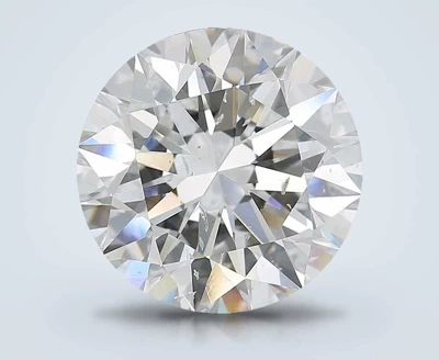 9.02ct I SI2 Rare Carat Ideal Cut Round Diamond