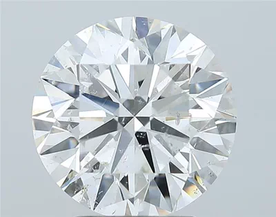 3.02ct H SI2 Rare Carat Ideal Cut Round Diamond