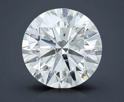 3.02ct H SI2 Rare Carat Ideal Cut Round Diamond