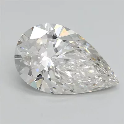 2.11ct F VVS2 Rare Carat Ideal Cut Pear Lab Grown Diamond