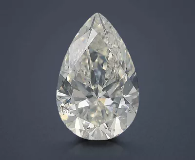 4.51ct I SI2 Rare Carat Ideal Cut Pear Diamond