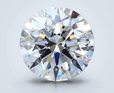 3.20ct F SI2 Rare Carat Ideal Cut Round Diamond
