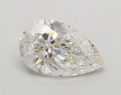 2.03ct F VVS2 Rare Carat Ideal Cut Pear Lab Grown Diamond