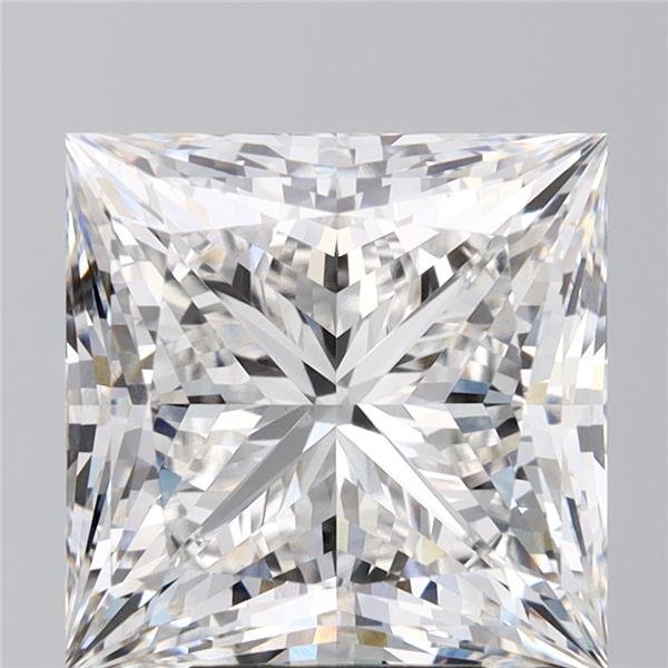 7.28ct F VS1 Rare Carat Ideal Cut Princess Lab Grown Diamond