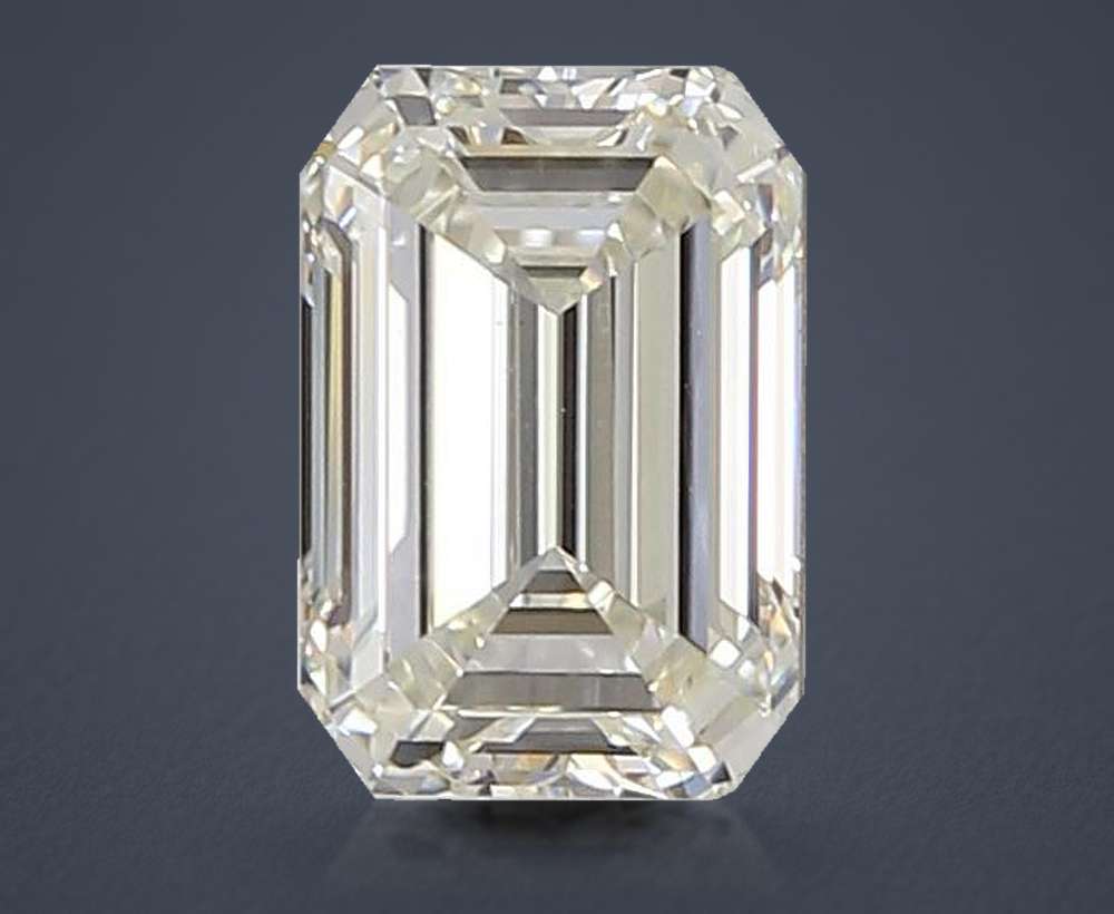 1.49ct H VS1 Rare Carat Ideal Cut Emerald Lab Grown Diamond