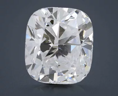 10.26ct D VS2 Rare Carat Ideal Cut Cushion Diamond