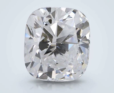 10.26ct D VS2 Rare Carat Ideal Cut Cushion Diamond