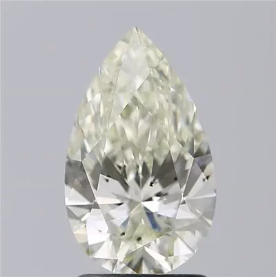 1.70ct K SI1 Rare Carat Ideal Cut Pear Diamond