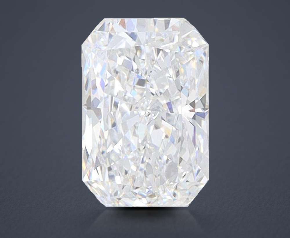 1.01ct D VS1 Rare Carat Ideal Cut Radiant Lab Grown Diamond
