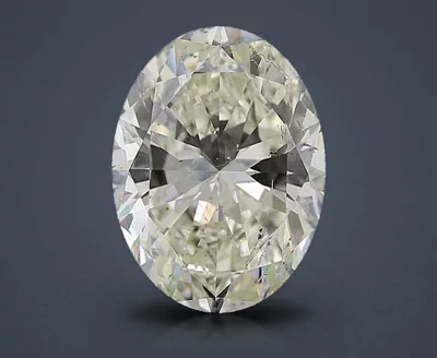 5.01ct K SI2 Rare Carat Ideal Cut Oval Diamond