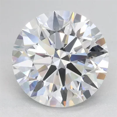 2.58ct D IF Rare Carat Ideal Cut Round Lab Grown Diamond