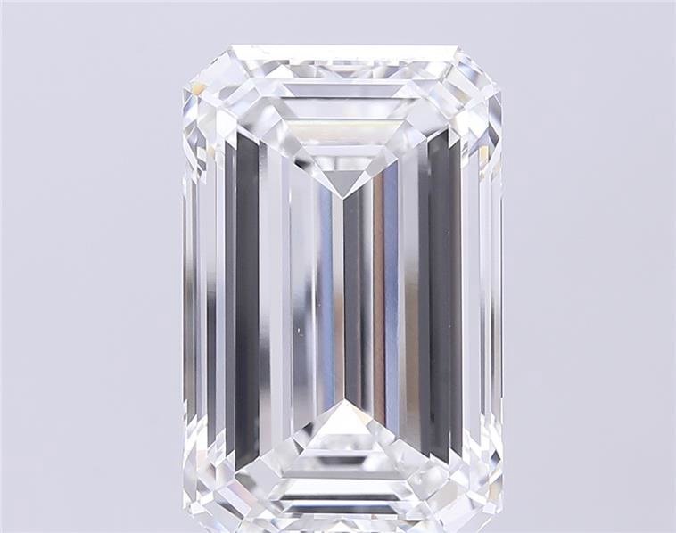 12.33ct F VVS2 Rare Carat Ideal Cut Emerald Lab Grown Diamond
