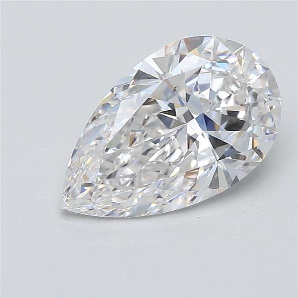 2.10ct E IF Rare Carat Ideal Cut Pear Diamond