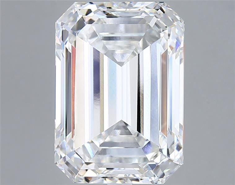 14.14ct E VVS2 Rare Carat Ideal Cut Emerald Lab Grown Diamond