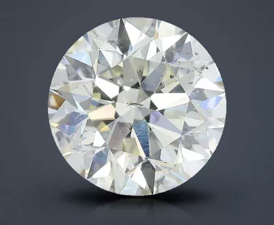 3.01ct J SI2 Excellent Cut Round Diamond