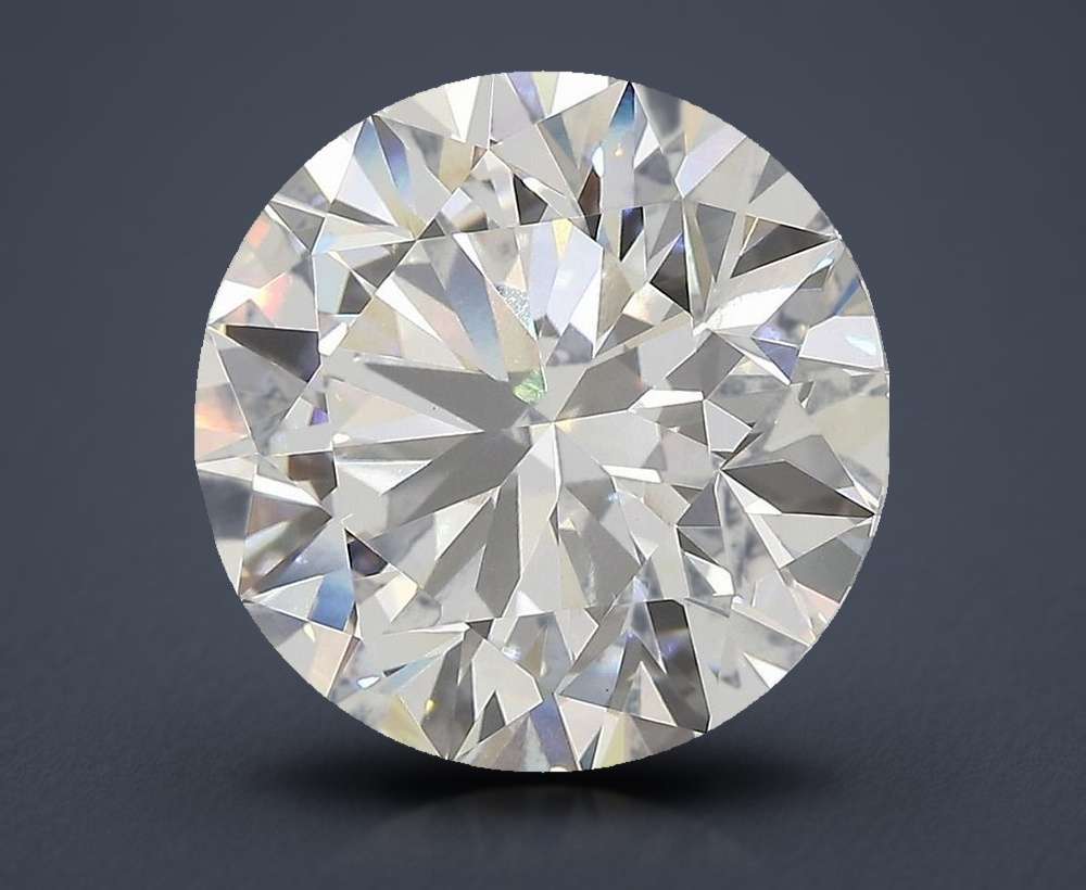 7.69ct F VVS2 Rare Carat Ideal Cut Round Lab Grown Diamond