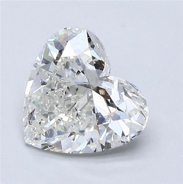 1.73ct H SI2 Rare Carat Ideal Cut Heart Diamond