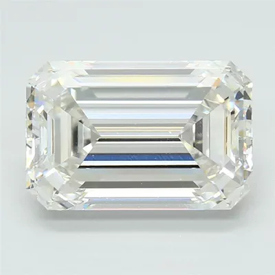 5.09ct G VVS2 Excellent Cut Emerald Lab Grown Diamond