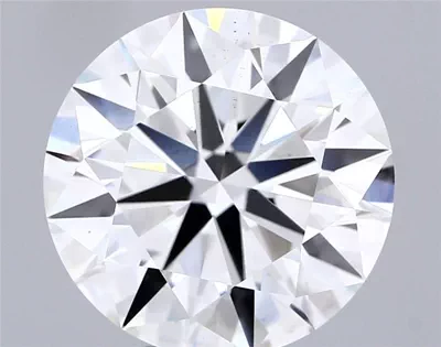 6.11ct G VS2 Rare Carat Ideal Cut Round Lab Grown Diamond