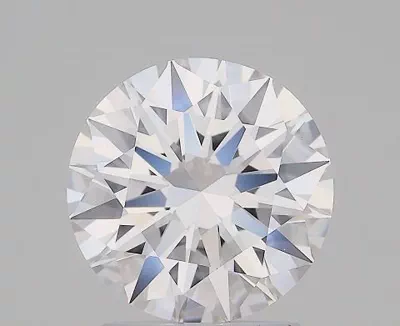 2.04ct F FL Rare Carat Ideal Cut Round Diamond