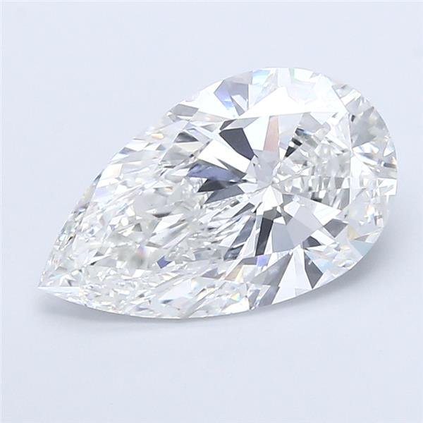 10.02ct F VS2 Rare Carat Ideal Cut Pear Lab Grown Diamond