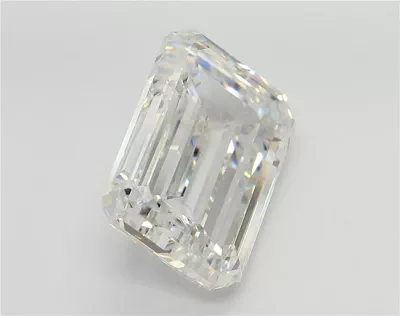 10.08ct H VVS2 Rare Carat Ideal Cut Emerald Lab Grown Diamond