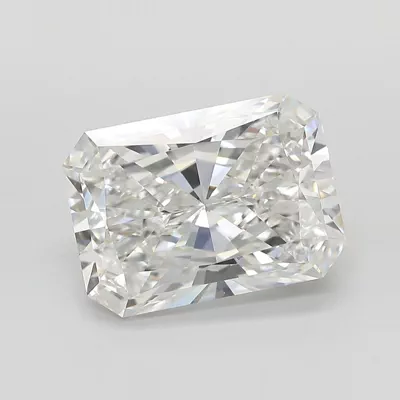 5.05ct F VS1 Rare Carat Ideal Cut Radiant Lab Grown Diamond