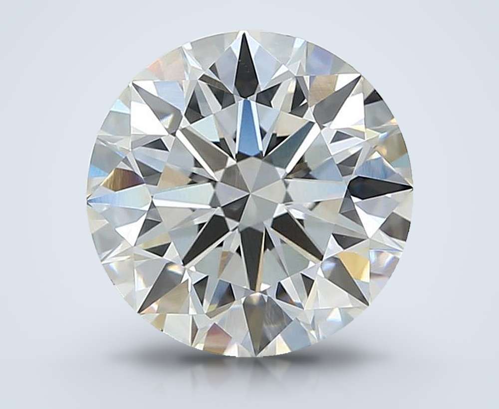 3.31ct F VVS2 Excellent Cut Round Lab Grown Diamond