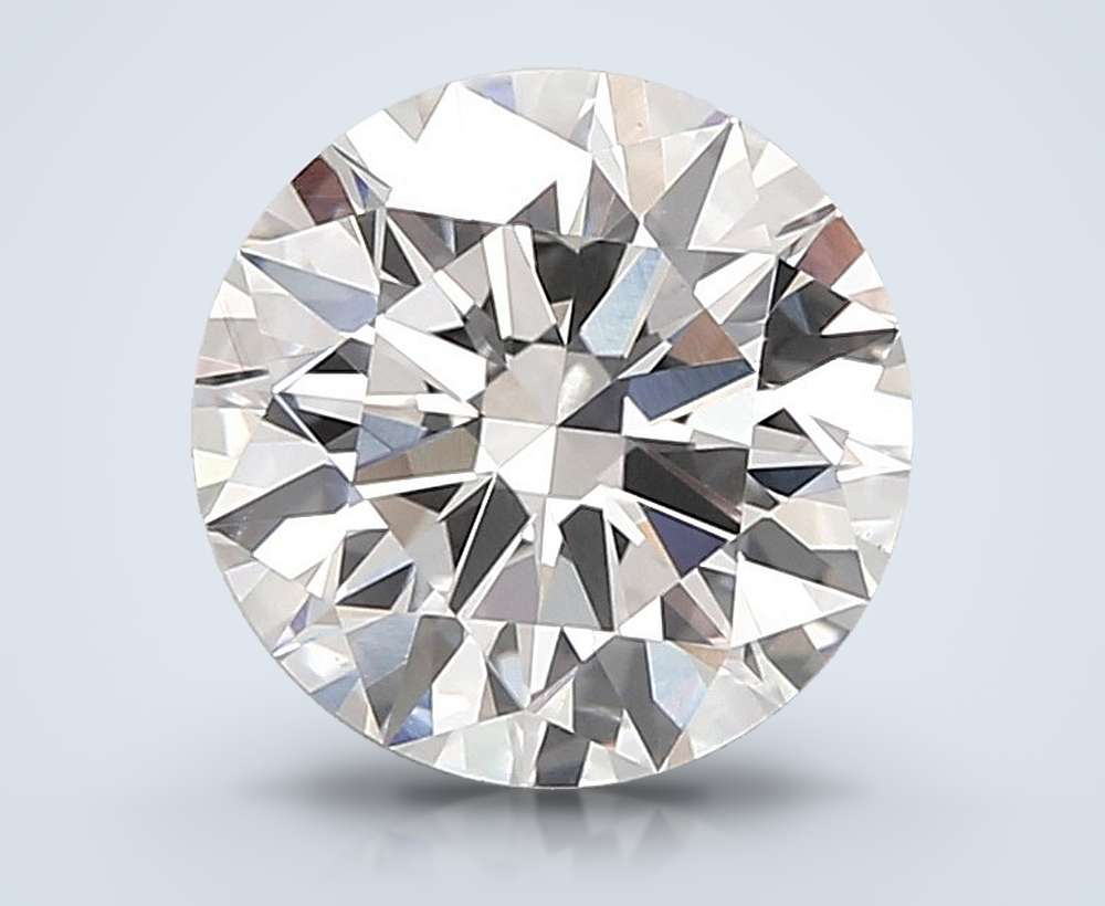 2.53ct F VS1 Rare Carat Ideal Cut Round Lab Grown Diamond