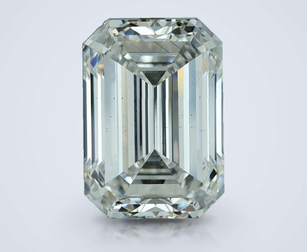20.03ct F VS2 Rare Carat Ideal Cut Emerald Lab Grown Diamond