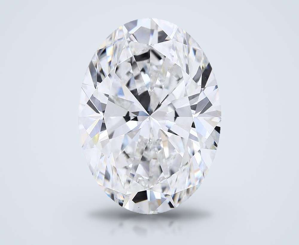 20.09ct E VS1 Rare Carat Ideal Cut Oval Lab Grown Diamond