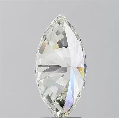 3.01ct K SI2 Rare Carat Ideal Cut Marquise Diamond