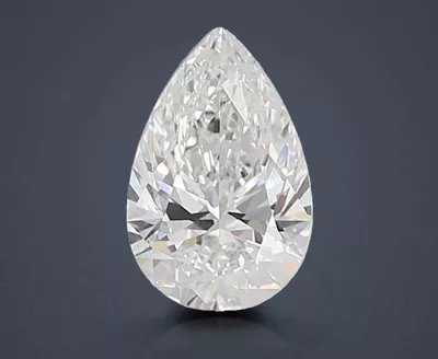 2.74ct E VS1 Rare Carat Ideal Cut Pear Lab Grown Diamond