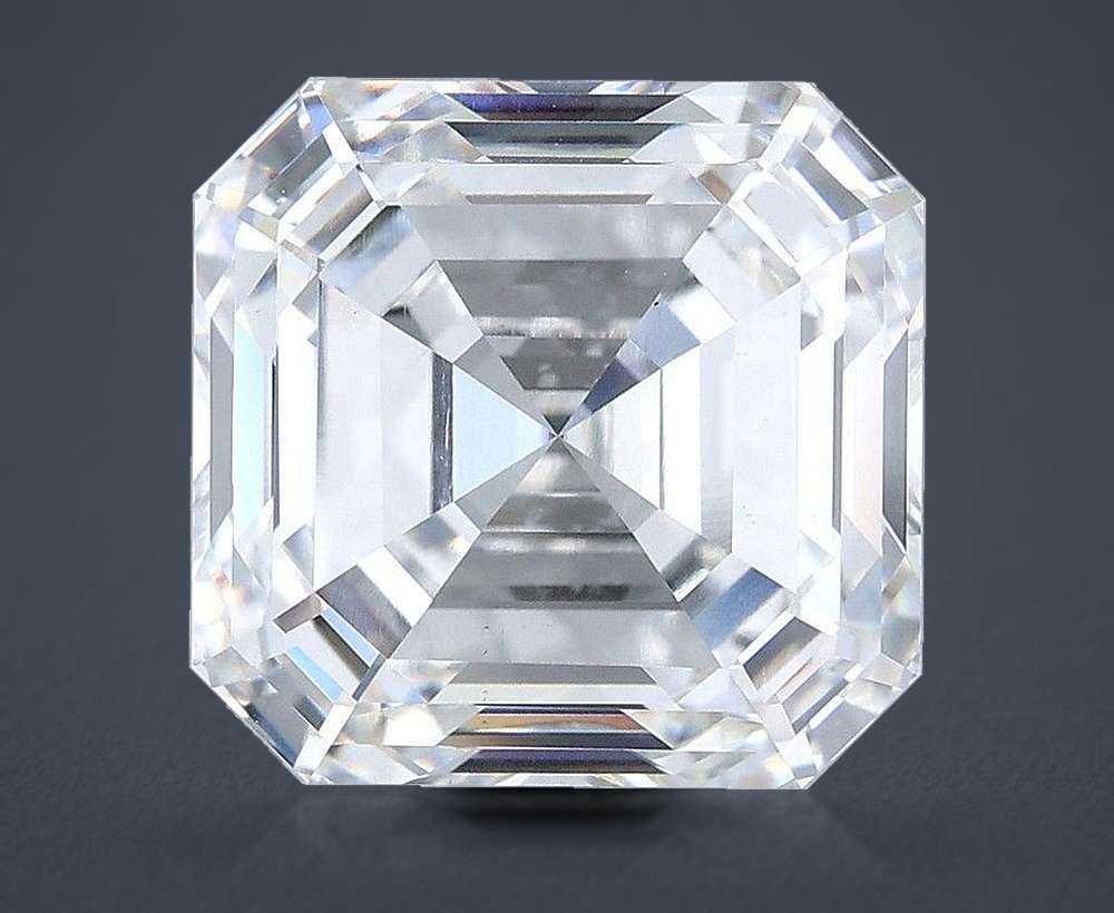 8.05ct F VS1 Rare Carat Ideal Cut Asscher Lab Grown Diamond