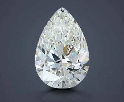 2.01ct K SI1 Rare Carat Ideal Cut Pear Diamond