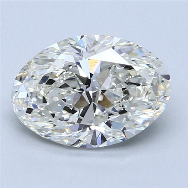2.50ct I SI1 Rare Carat Ideal Cut Oval Diamond