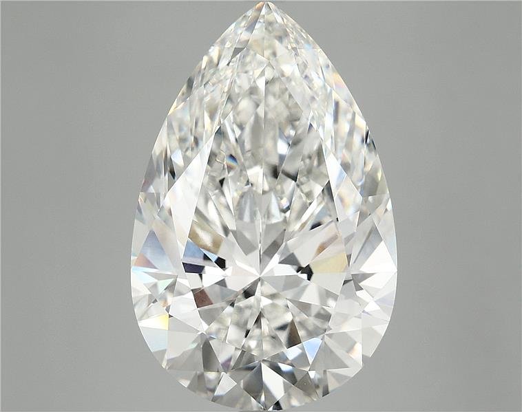 10.11ct F VVS2 Rare Carat Ideal Cut Pear Lab Grown Diamond