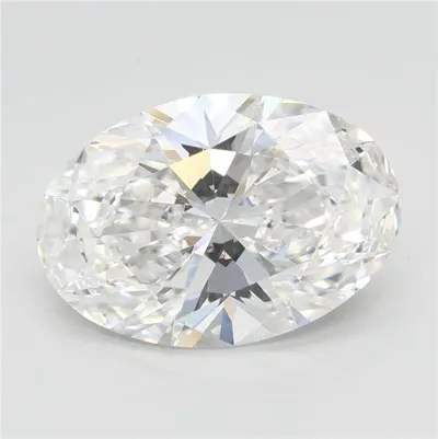 3.08ct E VVS2 Rare Carat Ideal Cut Oval Lab Grown Diamond