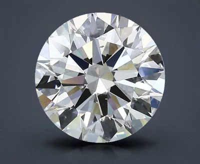 3.01ct J SI1 Rare Carat Ideal Cut Round Diamond