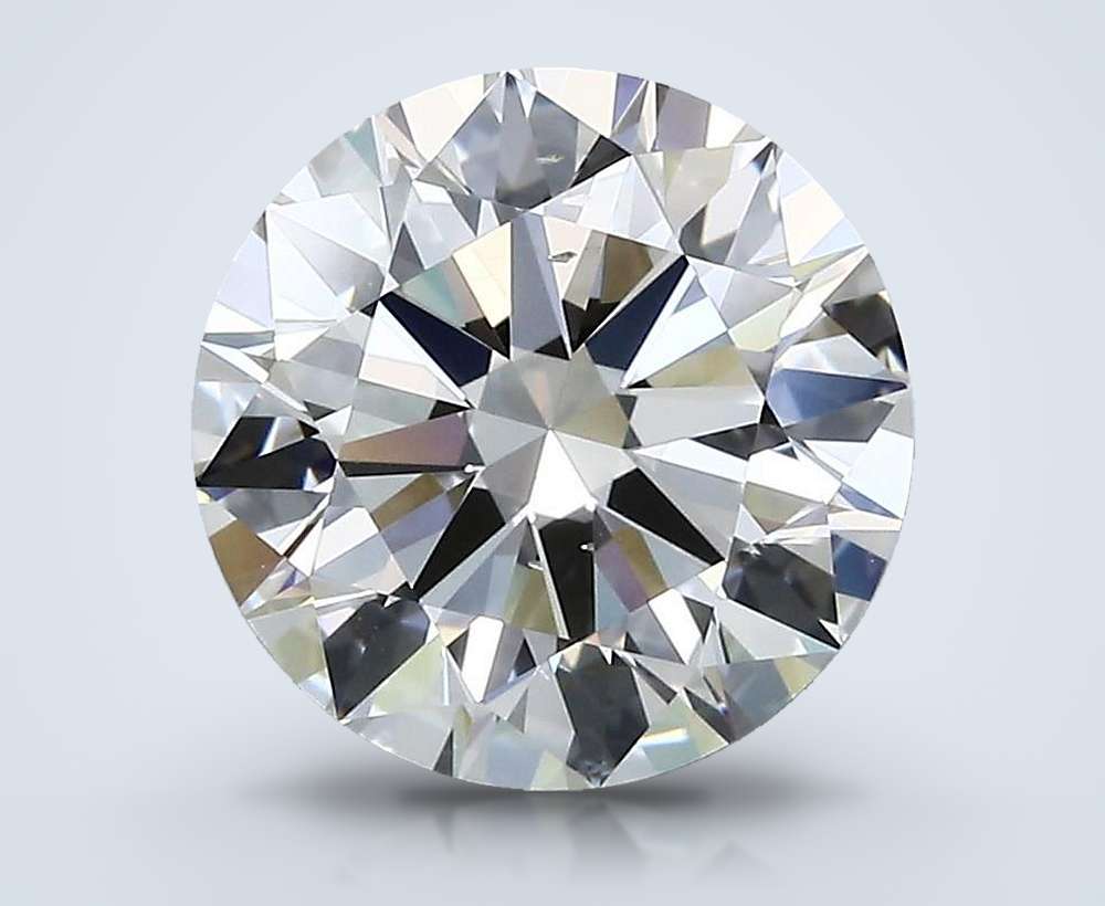 3.01ct J SI1 Rare Carat Ideal Cut Round Diamond