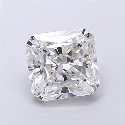 1.55ct D VVS2 Rare Carat Ideal Cut Radiant Lab Grown Diamond