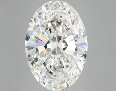 11.85ct E VVS2 Rare Carat Ideal Cut Oval Lab Grown Diamond
