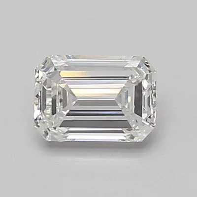0.76ct E VVS2 Very Good Cut Emerald Lab Grown Diamond