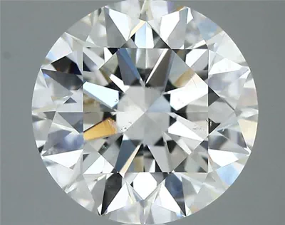 3.03ct H SI2 Rare Carat Ideal Cut Round Diamond