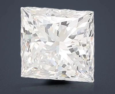 5.05ct D VS1 Rare Carat Ideal Cut Princess Lab Grown Diamond